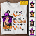 Custom Name Halloween Witch Gifts for Women - Personalized Apparel