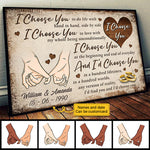 Custom Name Couple Love Gifts - Personalized Poster
