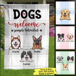 Custom Name Dog Lover Gifts - Personalized Flag