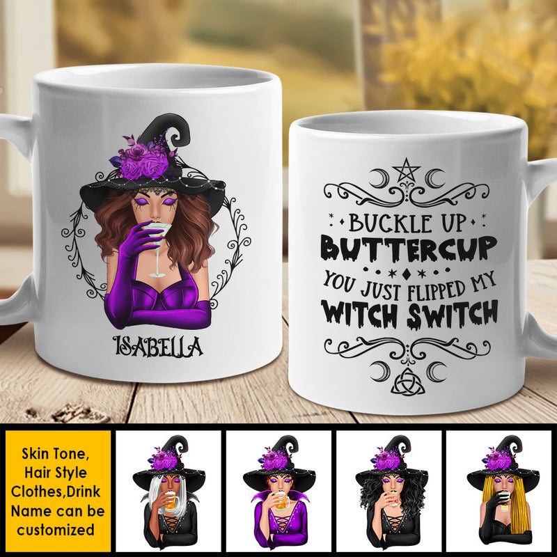 Custom Name Funny Witch Gifts for Women - Personalized Mugs