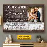 Custom Photo Love Letter Gifts for Wife - Personalized Poster