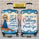 Custom Name Cruising Gifts for Women - Personalized Luggage Cover