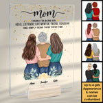 Custom Name Mom Gifts from Daughters - Personalized Acrylic Plaque