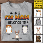 Custom Pet Name Cat Dad Gifts - Personalized Apparel
