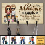 Custom Family Adventure Gifts - Personalized Key Holder