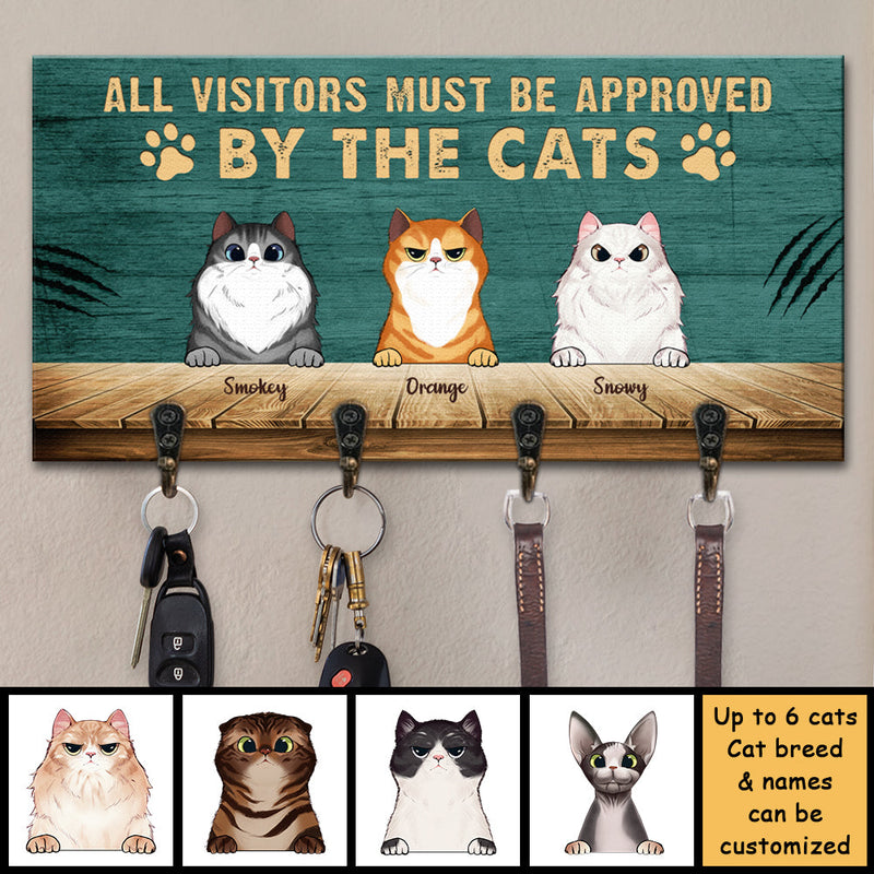 Custom Name Cat Lover Gifts - Personalized Key Holder
