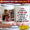 I Promise To Always Be By Your Side Or Under You - Upload Image, Gift For Couples - Personalized Mug
