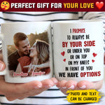 Custom Photo Naughty Couple Gifts - Personalized Mugs