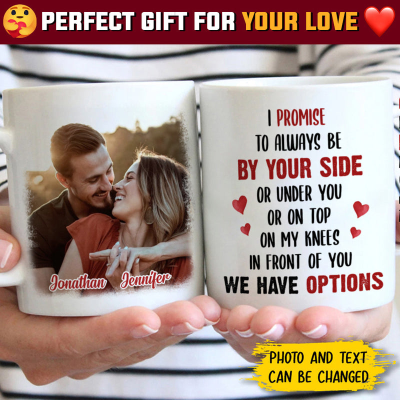 Custom Photo Naughty Couple Gifts - Personalized Mugs