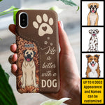 Custom Name Dog Lover Gifts - Personalized Phone Case
