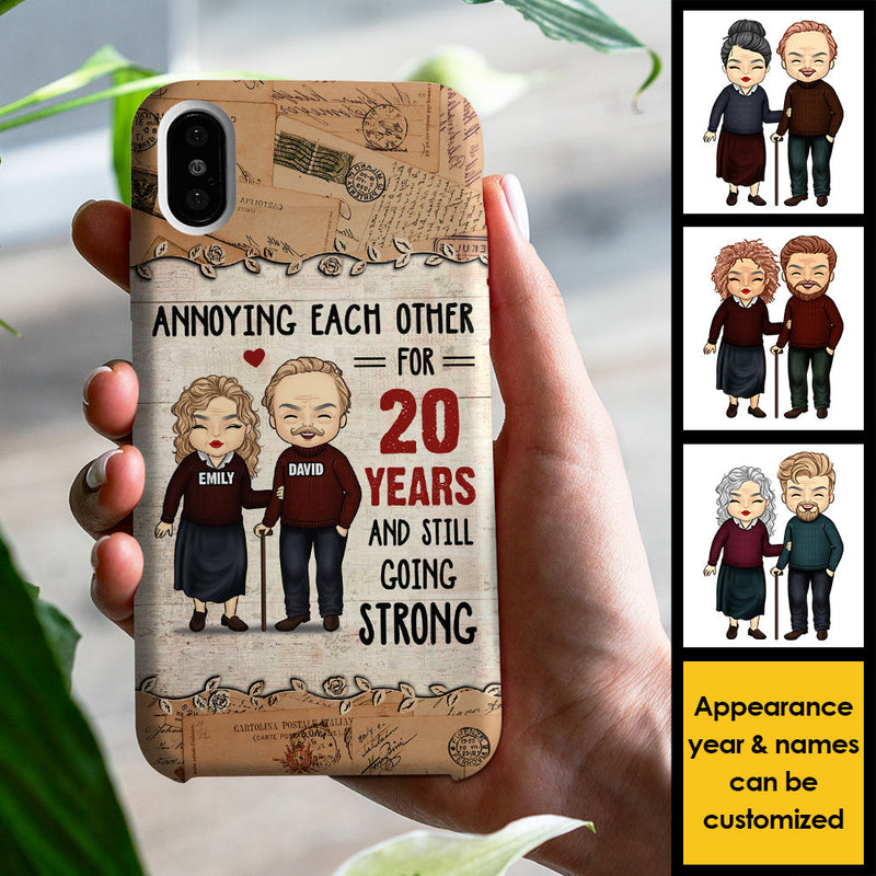 Custom Name Anniversary Gifts for Couples - Personalized Phone Case