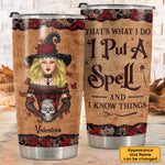 Custom Name Witch Spell Gifts for Women - Personalized Tumbler