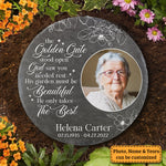 Custom Photo Memorial Garden Decor - Personalized Memorial Stone