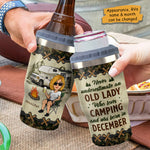 Custom Name Camping Gifts for Women - Personalized Can Cooler