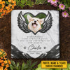You Leave Paw Prints On Our Hearts - Personalized Memorial Stone, Pet Grave Marker - Upload Image, Memorial Gift, Sympathy Gift