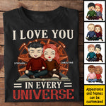 Custom Name Romantic Couple Gifts - Personalized Apparel
