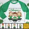 Life Is Better With Colleagues - Personalized St. Patrick's Day Unisex Raglan Shirt