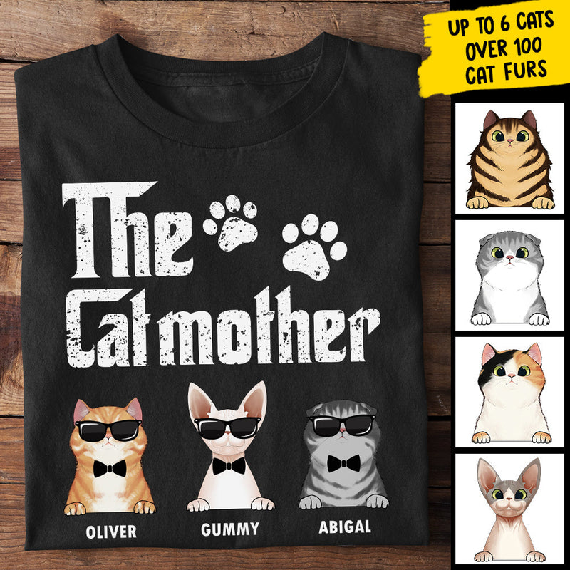 The Cat Father - Gift For Cat Dad, Cat Mom - Personalized Unisex T-Shirt, Hoodie