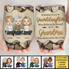 Behind Every Granddaughter Is A Grandma Who Believed In Her First - Gift For Grandma, Personalized Wine Tumbler