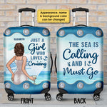 Custom Name Cruising Gifts for Women - Personalized Luggage Cover
