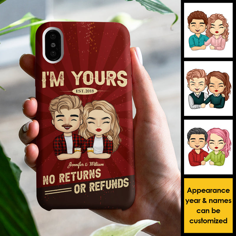Custom Name Couple Love Gifts - Personalized Phone Case