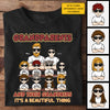Grandparents & Their Grandkids - Personalized T-shirt, Hoodie - Gift For Couples, Husband Wife
