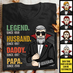 Custom Name Dad Role Gifts for Men - Personalized Apparel