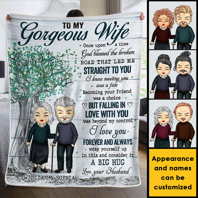 Custom Name Romantic Wife Gifts - Personalized Blanket