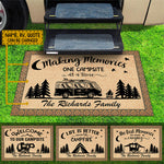 Custom Family Camping Gifts - Personalized Doormat