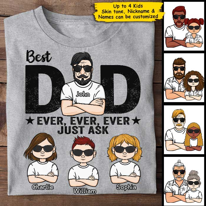Custom Name Best Dad Gifts for Father's Day - Personalized Apparel