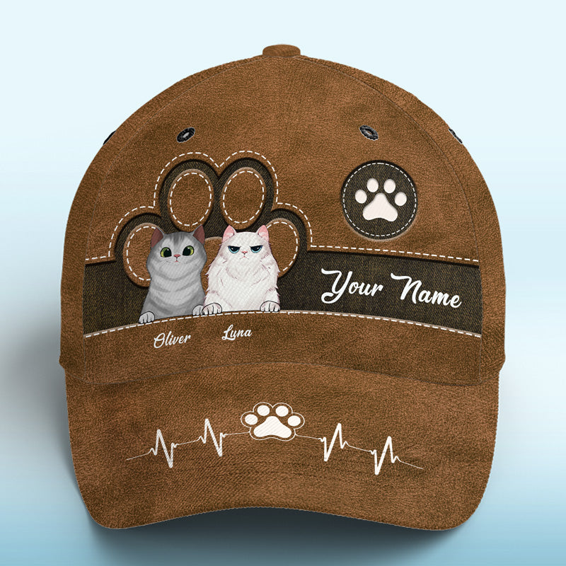 Keep Calm And Love Dogs Brown - Dog & Cat Personalized Custom Hat, All Over Print Classic Cap - New Arrival, Gift For Pet Owners, Pet Lovers