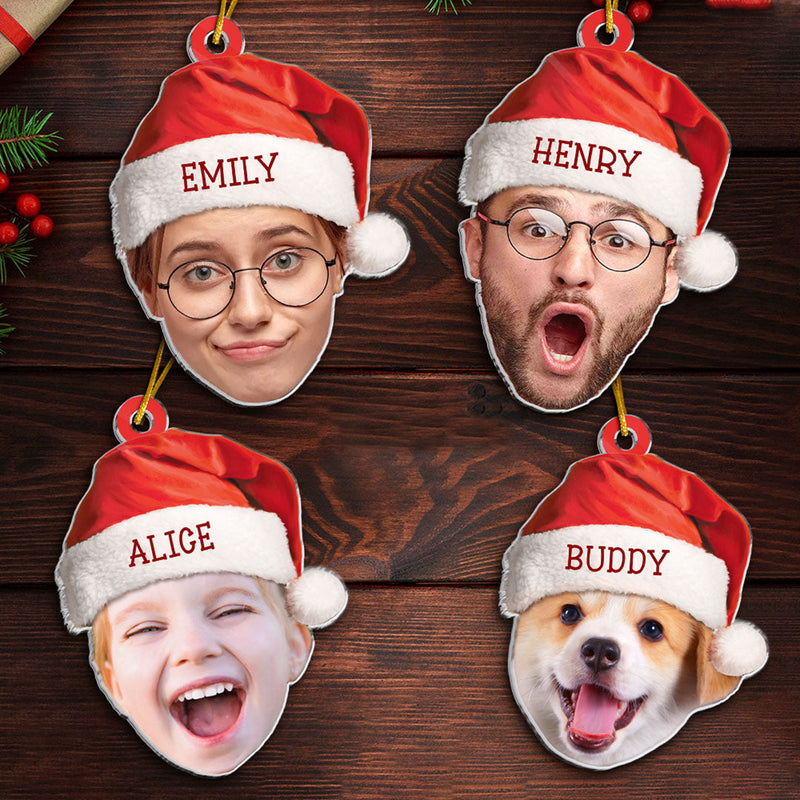 Custom Photo Christmas Gifts for Kids - Personalized Ornament