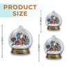 Custom Photo Magic Time - Family Personalized Custom Ornament - Acrylic Custom Shaped - Christmas Gift For Family Members