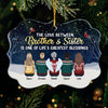 One Of Life's Greatest Blessings - Personalized Custom Benelux Shaped Acrylic Christmas Ornament - Gift For Siblings, Christmas Gift