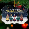 One Of Life's Greatest Blessings - Personalized Custom Benelux Shaped Acrylic Christmas Ornament - Gift For Siblings, Christmas Gift
