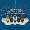 One Of Life's Greatest Blessings - Personalized Custom Benelux Shaped Acrylic Christmas Ornament - Gift For Siblings, Christmas Gift