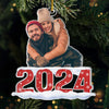 Custom Photo Together Forever - Couple Personalized Custom Ornament - Acrylic Custom Shaped - Christmas Gift For Husband Wife, Anniversary