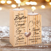 To My Bestie - Smile a lot more - Candle Holder