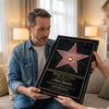 Dad Star Of Fame - Family Personalized Custom Vertical Canvas - Mother's Day, Father's Day Birthday Gifts For Mom, Dad