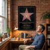 Dad Star Of Fame - Family Personalized Custom Vertical Canvas - Mother's Day, Father's Day Birthday Gifts For Mom, Dad
