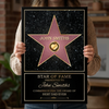 Dad Star Of Fame - Family Personalized Custom Vertical Canvas - Mother's Day, Father's Day Birthday Gifts For Mom, Dad