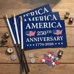 America 250th Anniversary Patriotic Celebration Flags - 250th Special