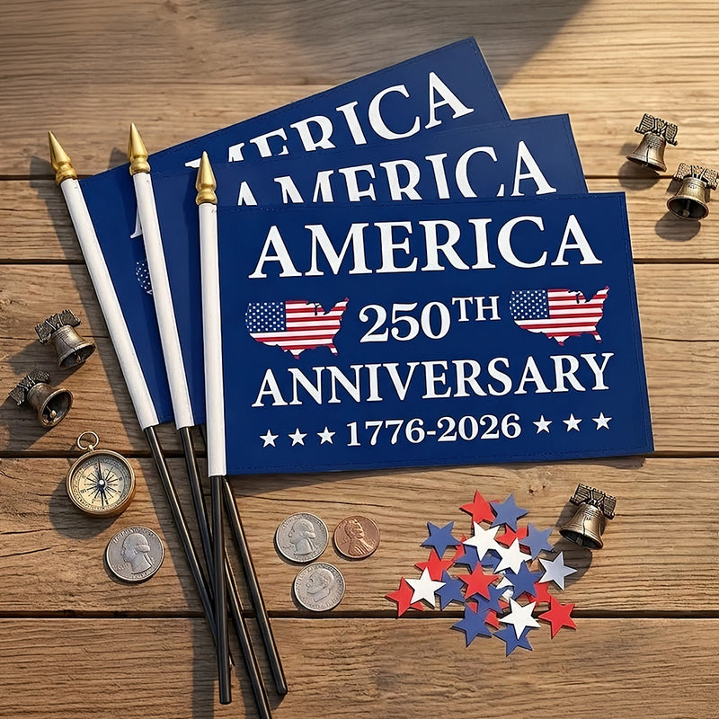 America 250th Anniversary Patriotic Celebration Flags - 250th Special