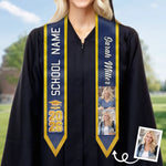 Custom Photo Graduation Gifts for Her - Personalized Stoles