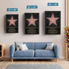 Dad Star Of Fame - Family Personalized Custom Vertical Canvas - Mother's Day, Father's Day Birthday Gifts For Mom, Dad