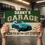 Custom Home Decor Metal Sign - Personalized  Father's Day Birthday Gifts For Men, Man Cave, Dad, Grandpa - My Garage, My Rules