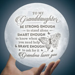 Inspirational Granddaughter Gift - Personalized Moon Lamp