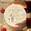 All That I Am Loves All That You Are - Moon Lamp - To My Wife, Gift For Wife, Anniversary, Engagement, Wedding, Marriage Gift, Christmas Gift