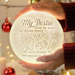 Best Friend Long Distance Friendship Gifts - Moon Lamp