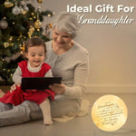 Granddaughter Love Gift for Women - Sentimental Moon Lamp